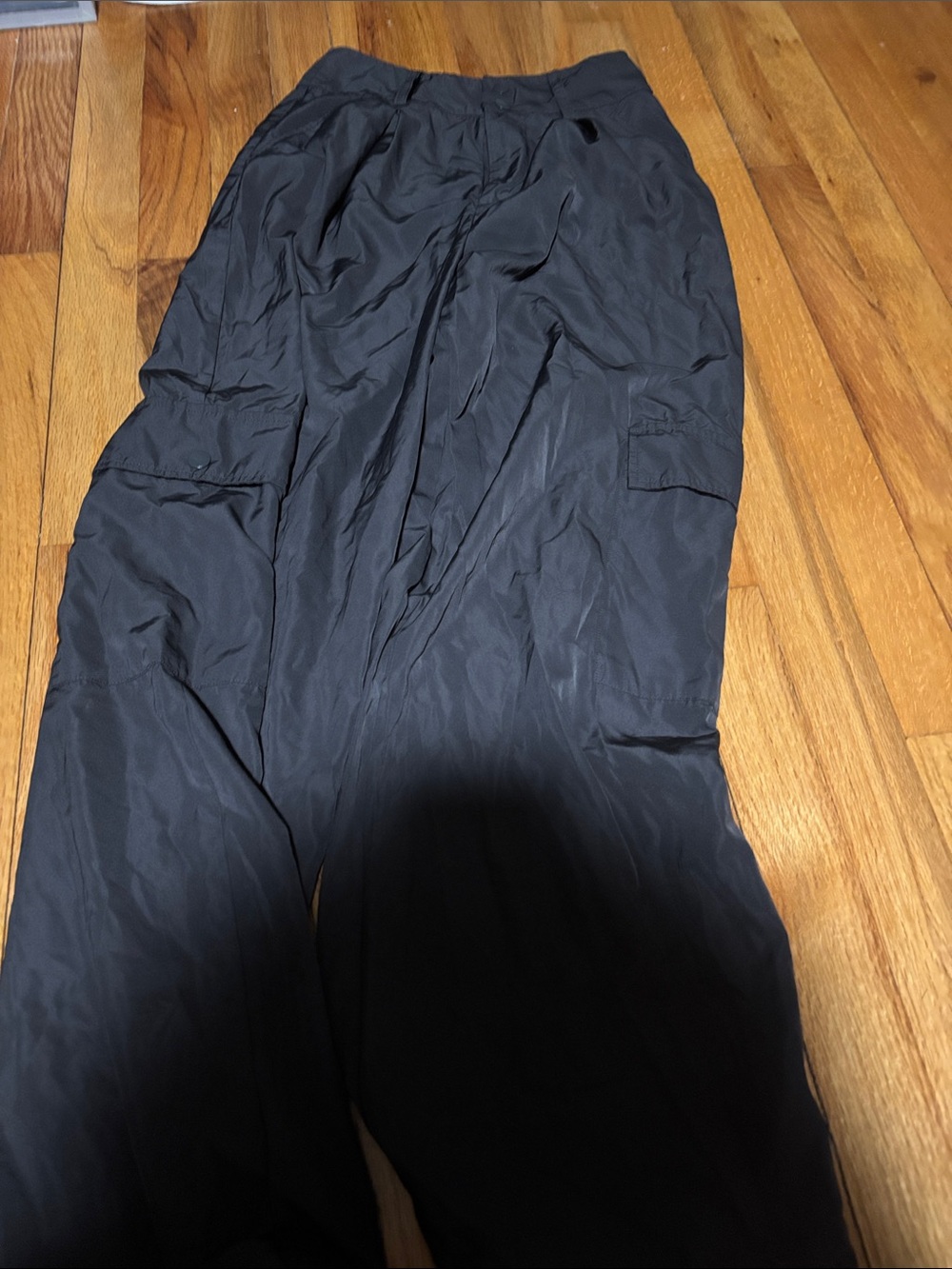 bp Black Cargo Track Jogger Pants